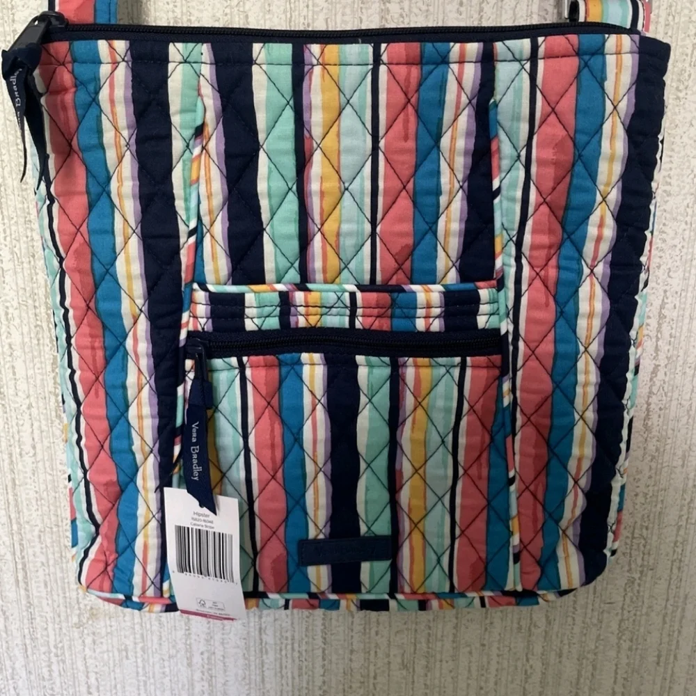 NWT Vera Bradley Hipster Cabana Stripe Purse